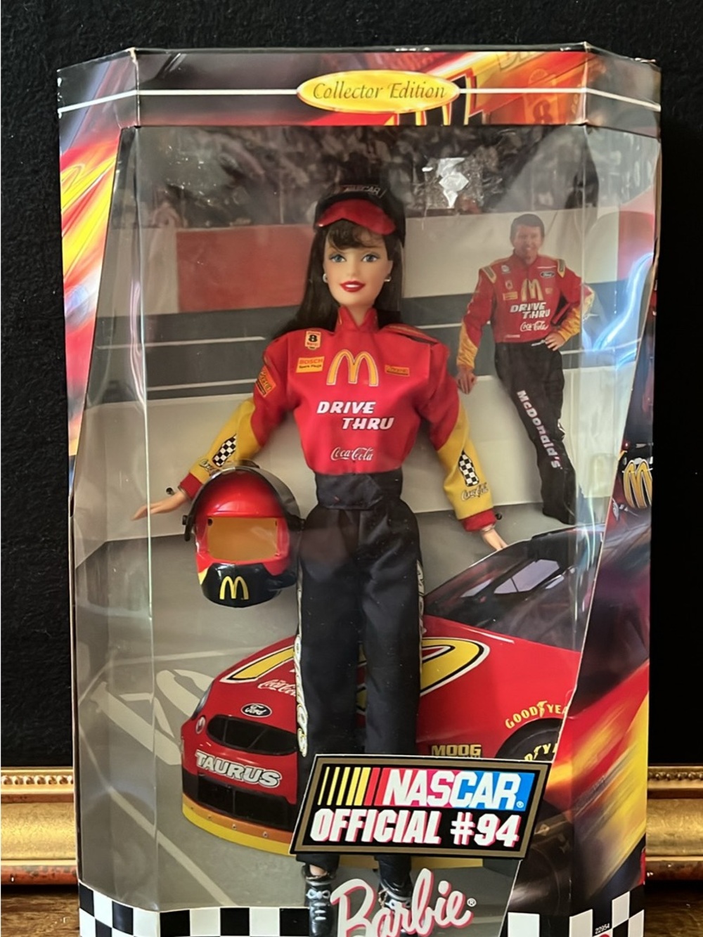 Barbie NASCAR Collector Doll in Red, Black & Yellow Racing Gear - Barbie